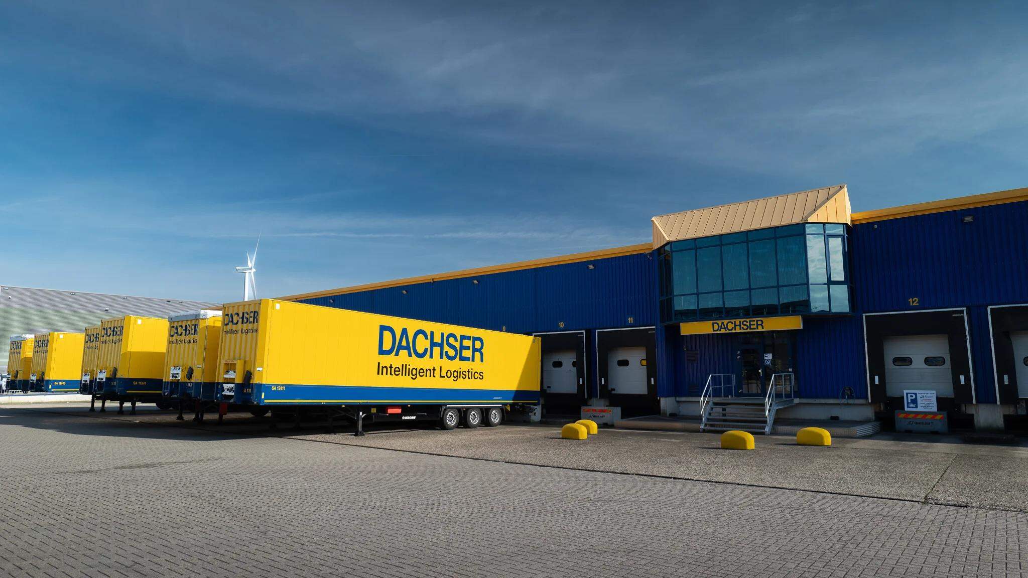 Container Freight Station (CFS) von DACHSER in Waddinxveen in der N&auml;he von Rotterdam.