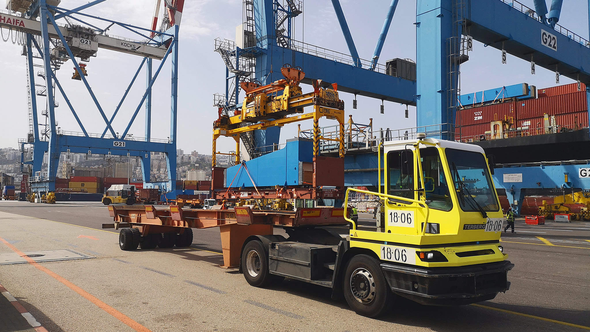 Die Container-Riesen können kommen. (Bild: ICL) Die Container-Riesen können kommen. (Bild: ICL)