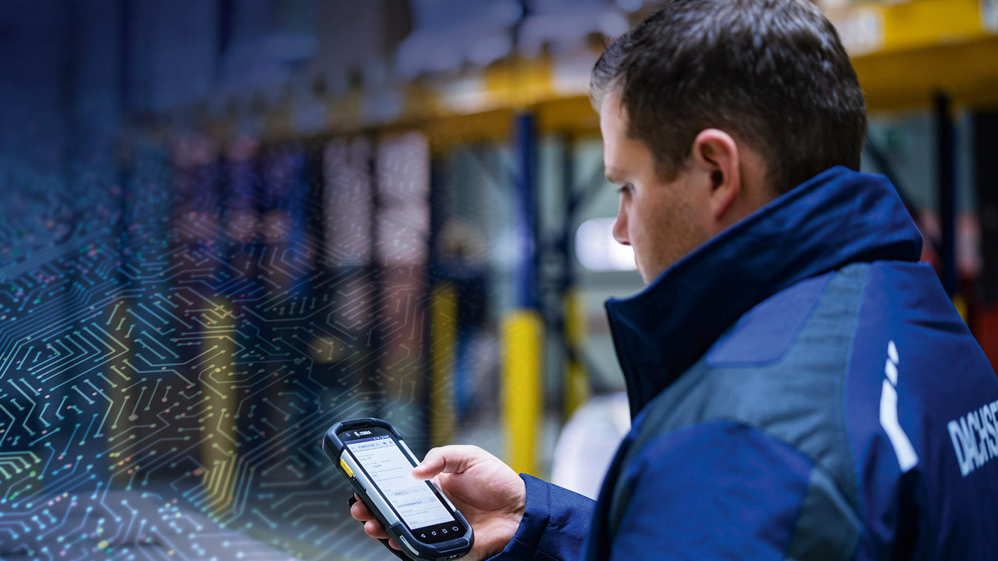 Machine Learning unterstützt den Menschen im Logistikalltag. Machine Learning unterstützt den Menschen im Logistikalltag.