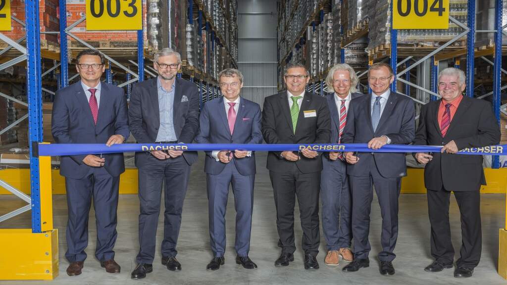 Grand opening of the new warehouse in Hörsching. 