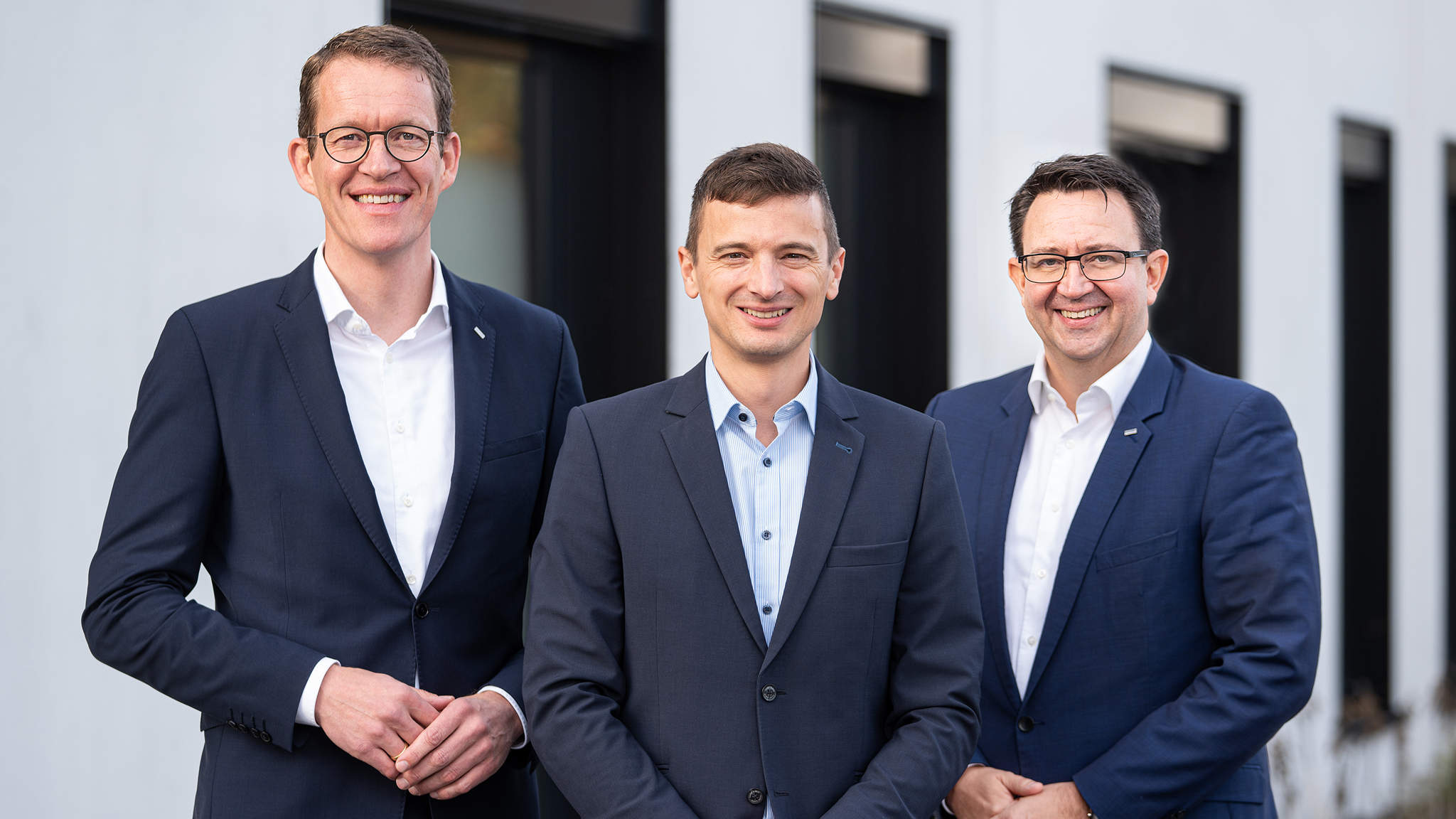 Burkhard Eling (CEO Dachser), Markus Lechner (General Manager kasasi), Stefan Hohm (CDO Dachser)