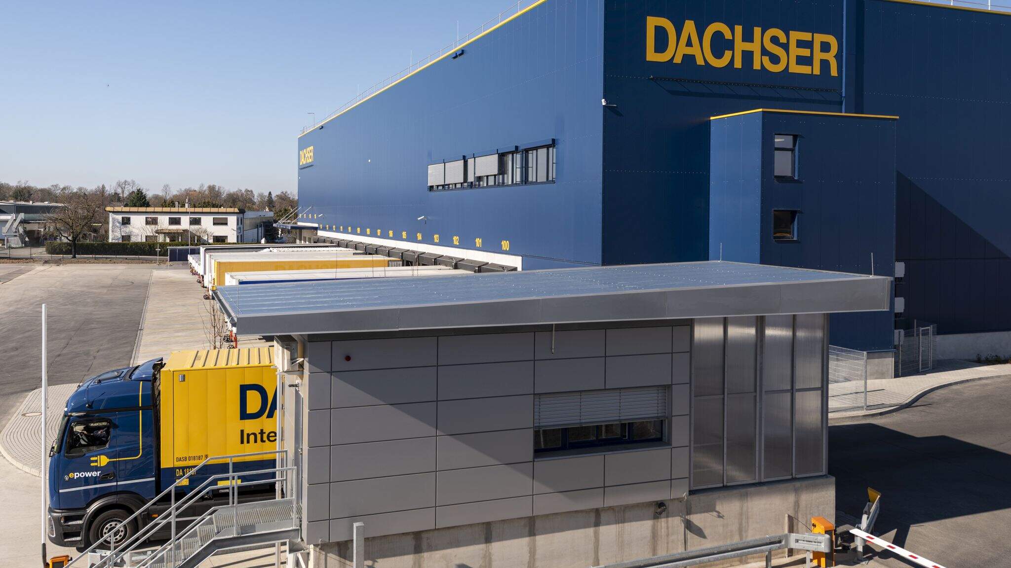 Die neue Niederlassung von DACHSER im Industriepark Unna / Foto: Helmut Bauer